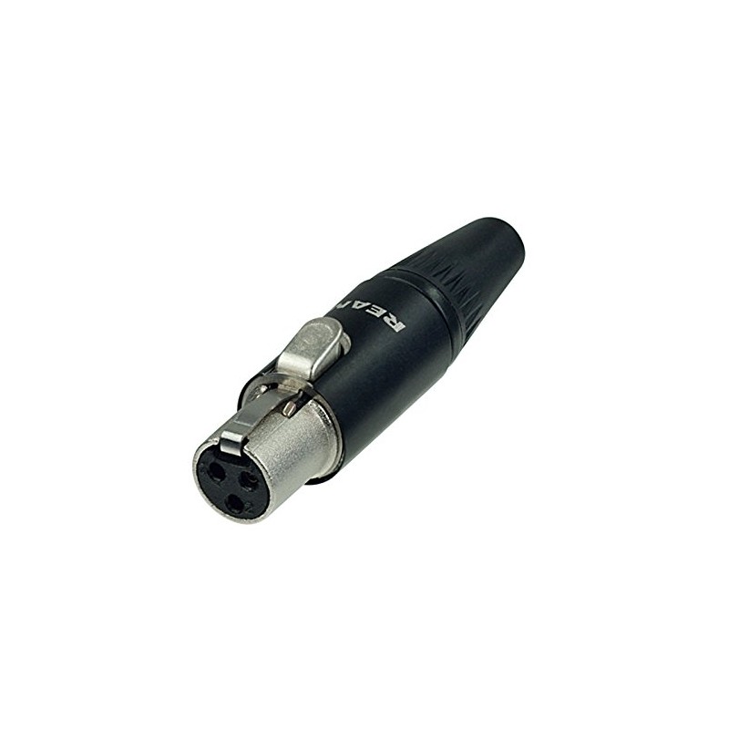 REAN Neutrik Tiny XLR 3-pin male female XLR 3-pin RT3FC-B
