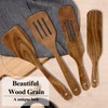 Wooden Spatula, Heat Resistant Cooking Wood Spatulas Spurtles for Non