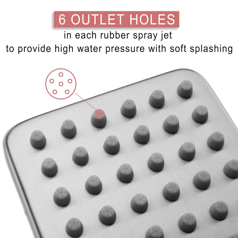 3 inch Big Stainless Steel Body Spray Shower Jet -