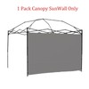Canopy SunWall, 10x10ft Pop Up Canopy Sidewall for Instant Canopy