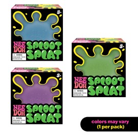 Schylling NeeDoh SplootSplat -The Splat That Sploots - Sensory Toy to Squish, Squeeze, and Pull - Ages 3 and Up - Color May Vary; One Per Pack