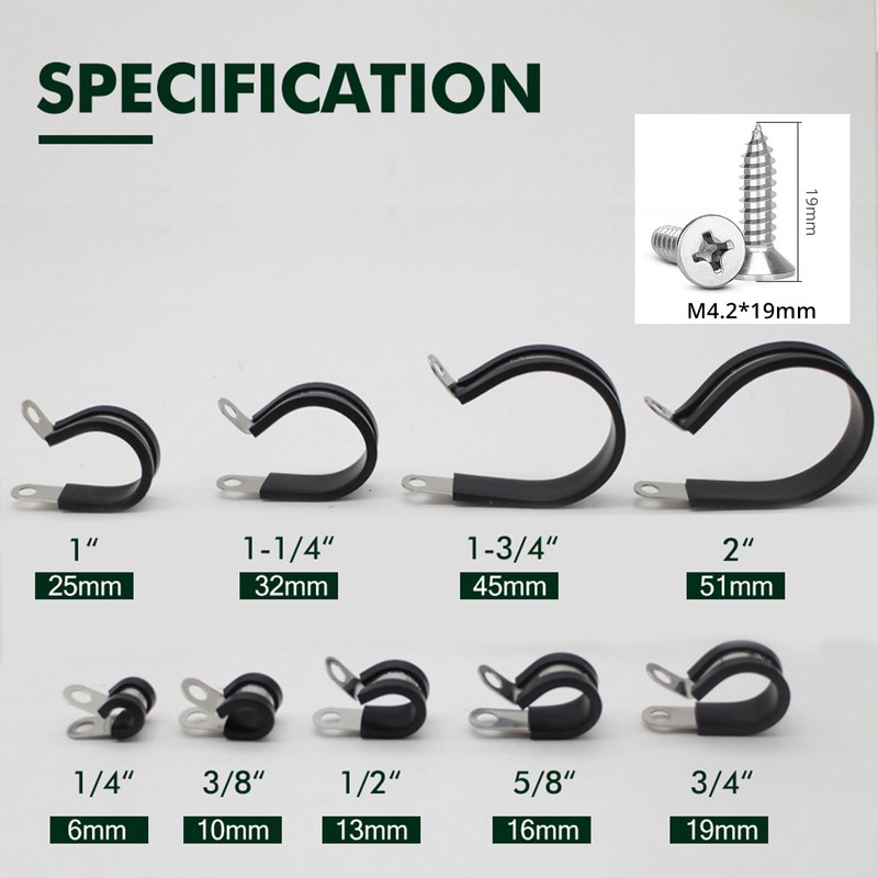 HXH Complete Wire Clamp, for Industrial and Professional Use, 30PCS