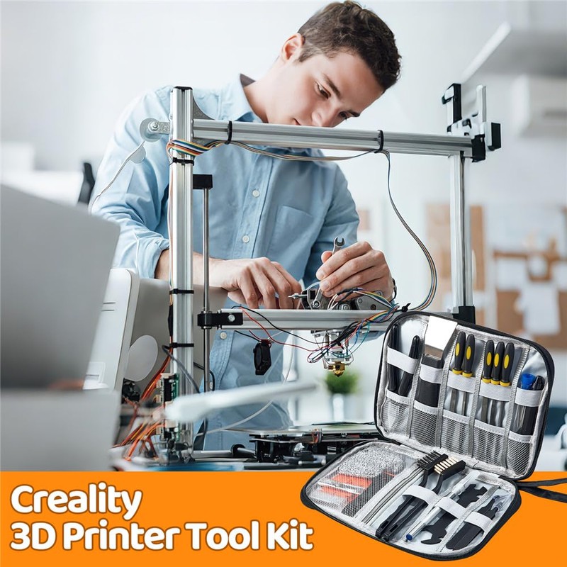 50Pcs 3D Printer Tool Kit & Accessories for All FDM/SLA