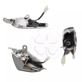 LuckyBike Rear Turn Signal NoCut For Kawasaki Ninja ZX 10R ZG 14 Euro Light Blinker Smoke