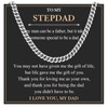 EYQV Step Dad Gifts Fathers Day, Cuban Chain Necklace Special