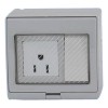 Toma De Exterior Con 1 Placa De Contacto Y 1