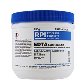 EDTA Disodium Salt [Ethylenediaminetetra-acetic Acid, disodium Salt dihydrate], 250 Grams