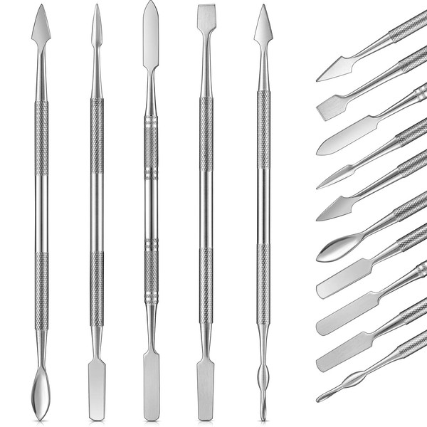 5 Pieces Miniature Sculpting Tools Set Mini Stainless Steel Double-Headed