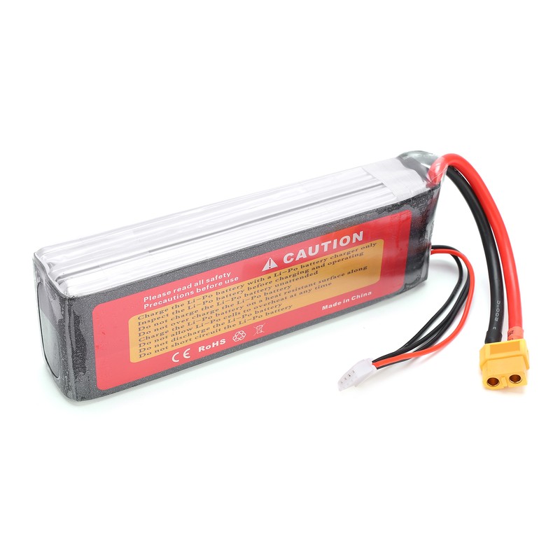 6000mAh LargeCapacity Lithium Battery 11.1V 45C 3S XT60 Plug Model