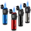 Urgrette 4 Pack Torch Lighter Triple 3 Jet Flame Refillable