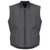 Red Kap Men's Quilted Vest, Charcoal, Medium