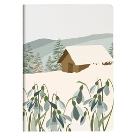 Clairefontaine La Vie en Vosges 83490C Notebook with Thread Binding DIN A5 14.8 x 21 cm 32 Sheets Lined Assorted Designs Pack of 1