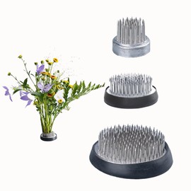 3 Pieces Flower Frog Kenzan Kit, Japanese Ikebana Floral Frog for Flower Arrangements Vase Hanataba Japanese Vase Arranging Florist Flowers Stem Holder 0.91" 1.38" 2.36" Pin Holder for Small Vase