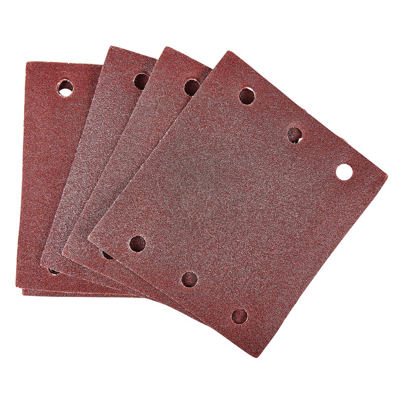 Amtech V4050 P120 Hook and Loop Square Sheets 10 Piece