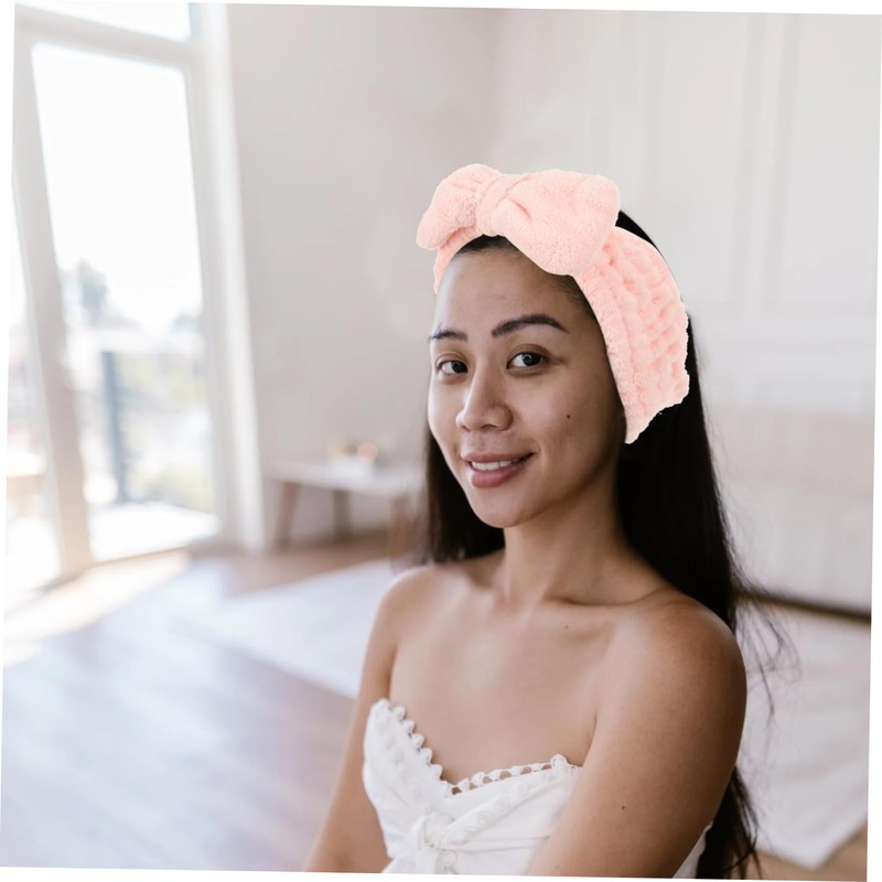 Baluue 1set Spa Headbands and Wristbands Soft Elastic Hair Accessories