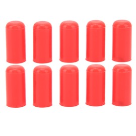 10 Pcs 6mm Intake Vacuum Hose Cap Silicone Wear Resistance Flexible Waterproof Auto Intake Tubing Cover End Plug Red