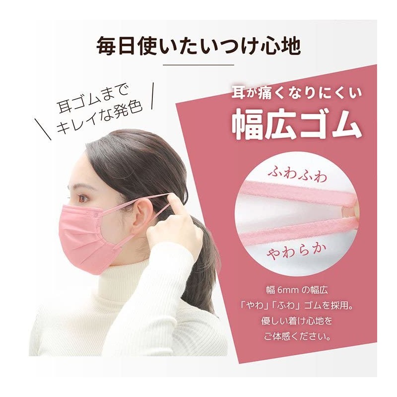 [Ishokudougen Dot Com] iSDG Spunlace Non-Woven Color Mask, 120 Pieces,