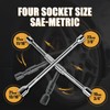 MIKKUPPA 4 Way Folding Lug Wrench - Universal 14 Inch