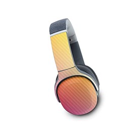 MightySkins Carbon Fiber Skin Compatible with Skullcandy Crusher Evo Wireless - Sunset Blur | Protective, Durable Textured Carbon Fiber Finish | Easy to Apply | Made in The USA