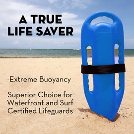 Mergency Lifeguard Float | Professional Rescue Can | Open Water Swim Buoy | Lifeguard Rescue Can (Blue Marine)