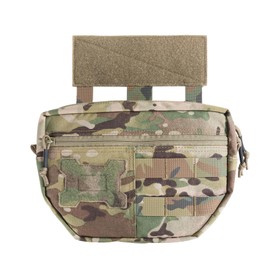 EXCELLENT ELITE SPANKER Molle Admin Tactical Utility Nylon Bag Tools Bag (Olive Green)