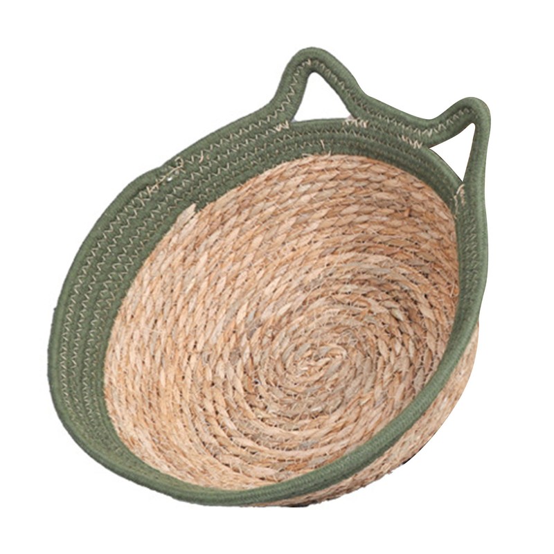 Hand Woven Cat Nest Breathable Round Cotton Rope Woven Warm