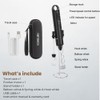 Rechargeable Milk Frother Handheld 3 Speed Coffee Foamer [3 Whisk]