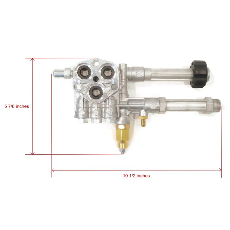 New Pressure Washer Pump Head w/Unloader & BUSHINGS fits RMW2.2G24