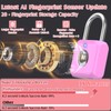 Pothunder Fingerprint Padlock, Locker Lock, Combination Lock, Fingerprint Lock with