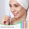 Zopeal 250 Pcs Interdental Brush for Braces Disposable Braces Flossers
