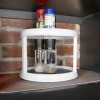Mainstays 2-Tier Plastic Spice Rack Organizer Turntable
