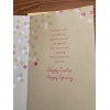 American Greetings Heartfelt Easter Card . Glitter on eggs. Retails