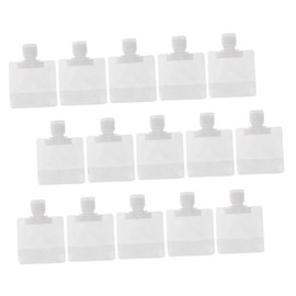 FOMIYES 15pcs Squeeze Pouches Travel Lotion Bags Portable Cosmetics Trial Pack