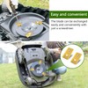 LURICO Robotic Lawnmower Blade, 30 x Premium Titanium Replacement Blades,