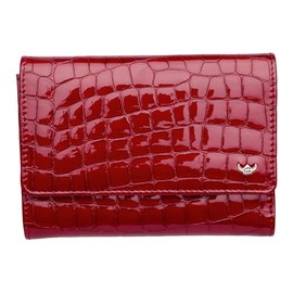 Golden Head Cayenne RFID Leather Wallet 14 cm, red, Modern