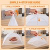 3 Mesh Food Covers Pop Up, Reusable 12 Inch Collapsible