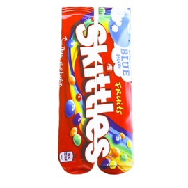 Unisex Crazy Funny Novelty 3D Colorful Athletic Sport Crew Tube Sock,Red-1