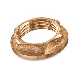 Brass Lock-nut 3/4" Female NPT 0,75inch locknut 0.75‘ Spacer NPT Female