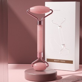 Pink Roller Gua Sha Face & Body Massage Tool for Muscle Relaxation Roller Gua Sha 2ea