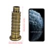 SCSpecial Metallic Leaning Tower of Pisa Statue 6 Inch Souvenir