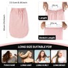 Gorro Seda Largo Dormir Mujeres Hombres Todo Tipo Cabello 100