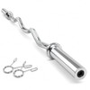Bluelander Barra Z Olímpica 1.2 m con Collarines, Barra para