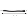 21" Inch 10 Pack Rubber Bungee Cords with Metal Hooks