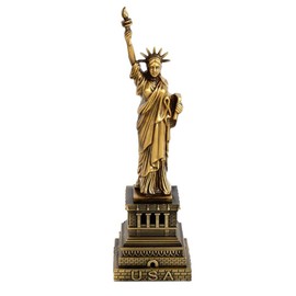 Milisten Statue of Liberty Statue Sculpture New York City Liberty Island Collection Souvenirs Figurines Metal Model decoration Bronze 25CM