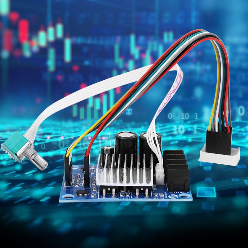 DC12-60V 20A PWM DC Brush Motor Speed Controller Adjustable Electric