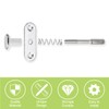 UFURMATE 4 x Iron Piston Latch Spring Loaded Window Latch
