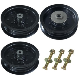GELASKA 2 Pack 532196106 Husqvarna Idler Pulley with 532196104 Idler Pulley Replaces 532197379, 532197380, 196106, 197379, 496106, 196104, 197380 for Husqvarna Z254, LGT2554, LGT2654, RZ5424 Tractors