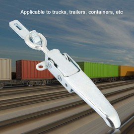 Catch Lock, Tension Clasp Made of Box Clasp Rustproof Adjustable Lever Clasp Safety Lock Metal Buckle Lock Closure Latch Catch Lockable Truck Trailer Body Clamp Hasp