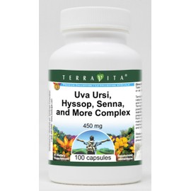 Uva Ursi, Hyssop, Senna, and More Complex - 450 mg (100 Capsules, ZIN: 512184) - 2 Pack