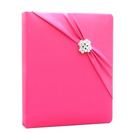 Ivy Lane Design Garbo Collection Wedding Memory Book, Fuchsia